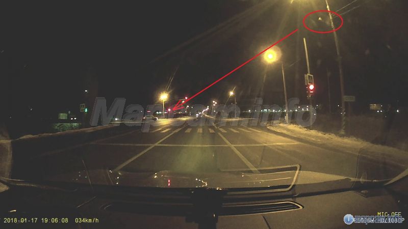 на перекрестке, будет отслеживать перпендикулярную стоп линию